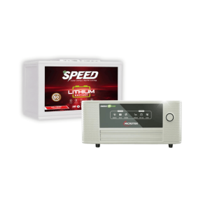 Microtek 24V 2000 and Espeed Lithium Battery 2560wh 100ah Combo