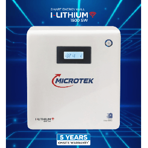 Microtek Inverter 1500 with Inbuilt Lithium Battery 1280 WH